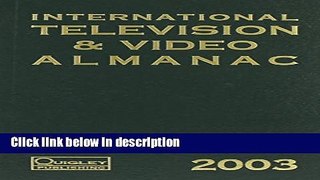 Ebook International Television   Video Almanac Full Online