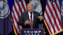 Trump Jokes About Having Baby Ejected at Rally