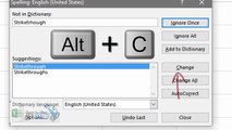 Excel Tips: FORMATTING SHORTCUTS-You ever have to Bold Underline Italicize Strikethrough