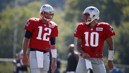 Which Patriots QB is getting first team reps?