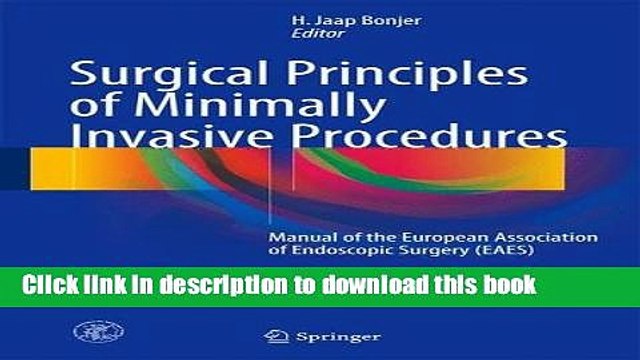 PDF Surgical Principles of Minimally Invasive Procedures: Manual of the European Association of