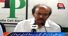 Karachi: PPP coordination committee head Nisar Khoro press conference