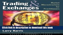 Download Trading and Exchanges: Market Microstructure for Practitioners Free Books