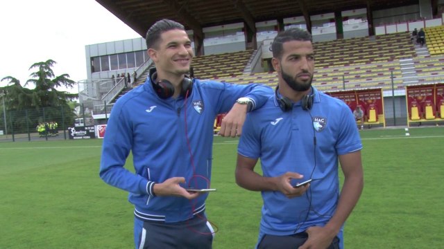 Avant HAC - Nîmes, ITV de Zinedine Ferhat