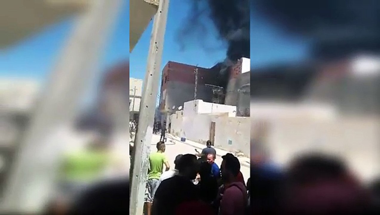 القيروان : إصابات جراء اندلاع حريق  بمنزل يحتوي على كمية كبيرة من البنزين المهرب