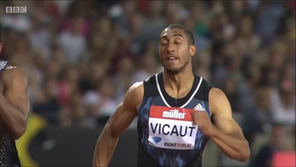 finale 100m H - DL Londres, 22 juillet 2016 (Jimmy Vicaut 10''02)