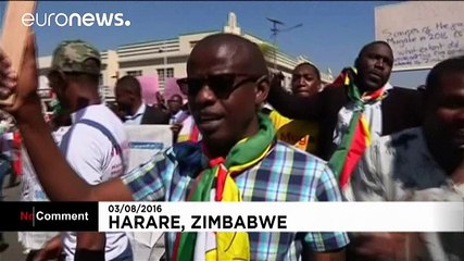 Zimbabwe: Anti-Mugabe demonstration