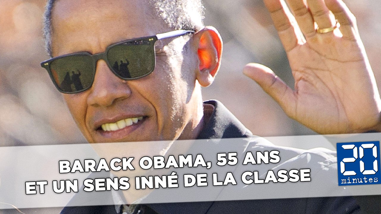 Barack Obama, 55 ans et un sens inné de la classe