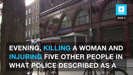 Woman killed, five others injured in London knife attack