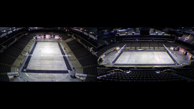 Dix jours de construction d'une piscine olympique résumés en 30 secondes