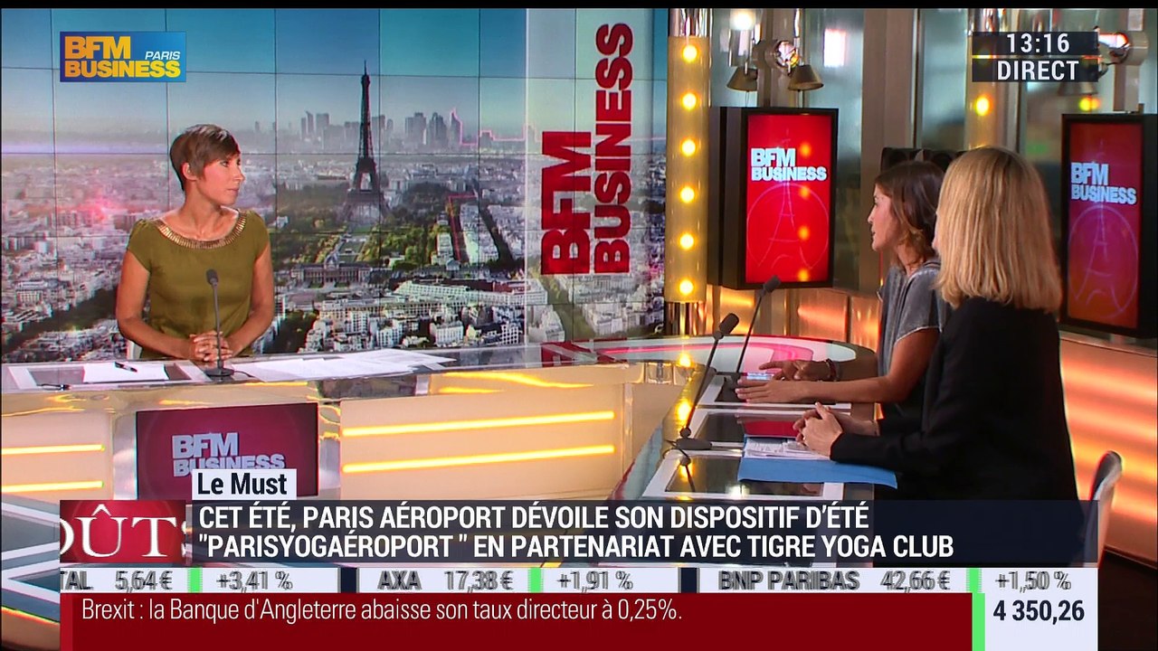 Le Must: Paris Aéroports et Tigre Yoga Club proposent des séances de yoga en salle d'embarquement - 04/08