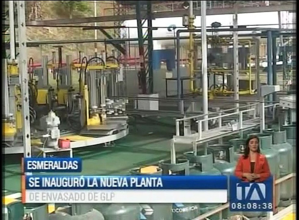 Se inauguró la nueva planta de envasado de GLP en Esmeraldas
