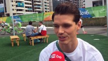 Interview de Félix Denayer, joueur de hockey, aux Jo à Rio