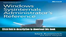 PDF  Windows Sysinternals Administrator s Reference  Online