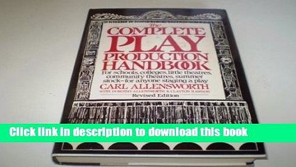 Download  The complete play production handbook  {Free Books|Online