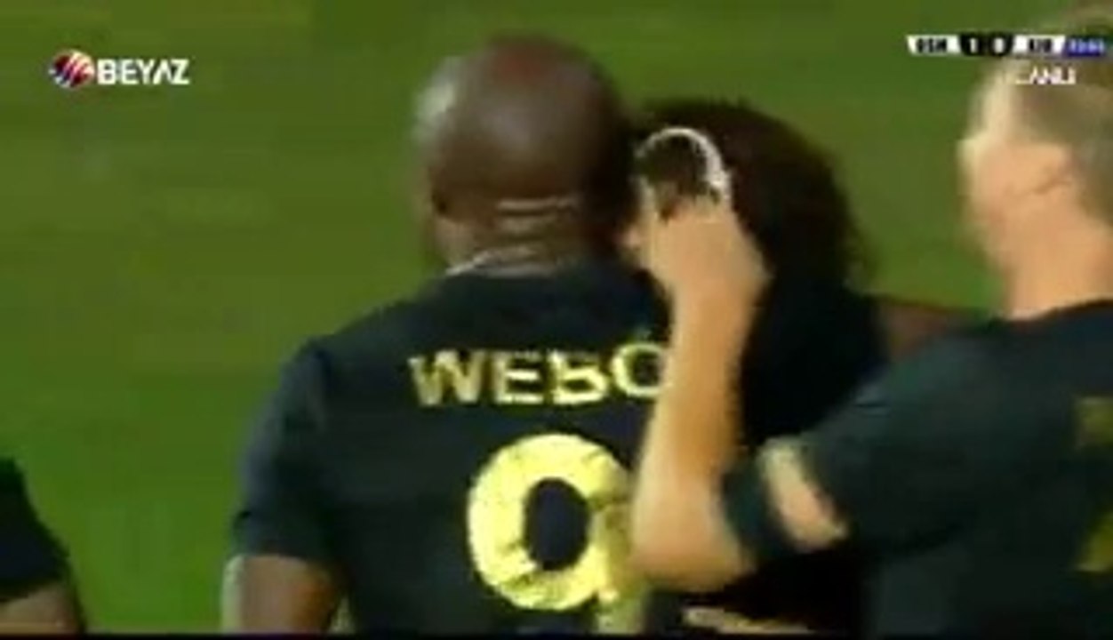 0-1 Curusku fantastic GOAL - Nomme Kalju 0-1 Osmanlıspor 04.08.2016