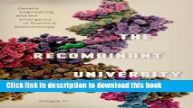 [PDF] The Recombinant University: Genetic Engineering and the Emergence of Stanford Biotechnology