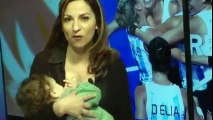 Presentadoras de canal argentino se suman al 'tetazo' nacional