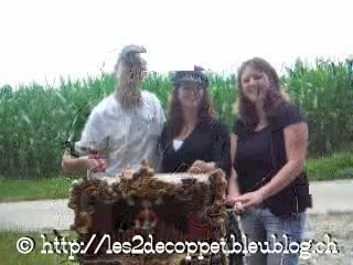 Yves, sa soeur et Karin, ma belle-fille