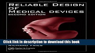 [PDF] Reliable Design of Medical Devices, Second Edition Download Online