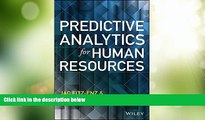 Big Deals  Predictive Analytics for Human Resources (Wiley and SAS Business Series)  Best Seller