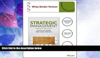 Must Have PDF  Strategic Management: Concepts and Cases Binder Ready Version + WileyPLUS Learning