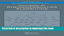 [PDF] Handbook of Chemoinformatics Algorithms (Chapman   Hall/CRC Mathematical and Computational