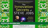 Big Deals  The Innovation Secrets of Steve Jobs: Insanely Different Principles for Breakthrough