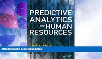 Big Deals  Predictive Analytics for Human Resources (Wiley and SAS Business Series)  Free Full