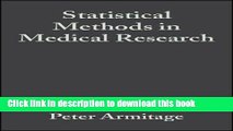 Books Statistical Methods in Medical Research Free Online