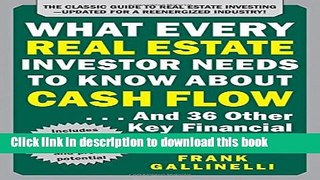 Ebook What Every Real Estate Investor Needs to Know About Cash Flow... And 36 Other Key Financial