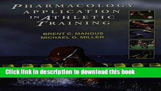 Books Pharmacology Application in Athletic Training Full Online
