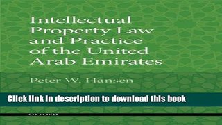 [Download] Intellectual Property Law and Practice of the United Arab Emirates Free Books