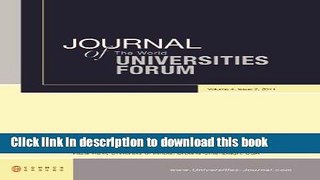 [PDF] Journal of the World Universities Forum: Volume 4, Issue 2  Read Online