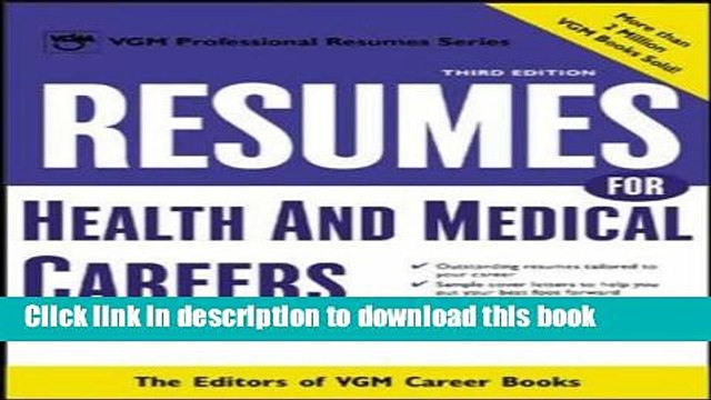 [Read PDF] Resumes for Health and Medical Careers Download Online