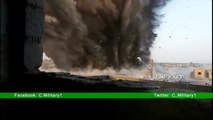 Разрушение тоннеля с боевиками ДАИШ  в Дейр-эз-зор Сирийской армией