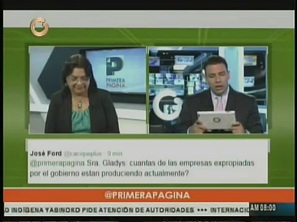 Vea lo que respondió Gladys Requena cuando le preguntaron sobre las expropiaciones