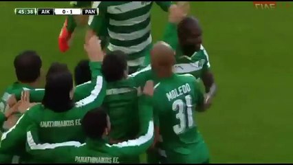 Victor Ibarbo Goal - AIK 0-1  Panathinaikos - 04-08-2016