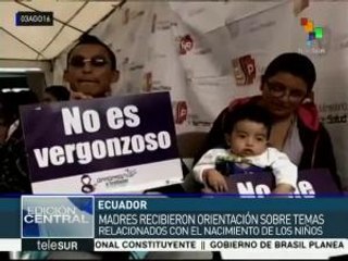 Ecuador promueve la lactancia materna