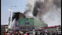 Un incendio en un centro comercial de Kabul se salda con un muerto y siete heridos