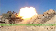 Бои Сирийской армии в Хандарат северной части Алеппо
