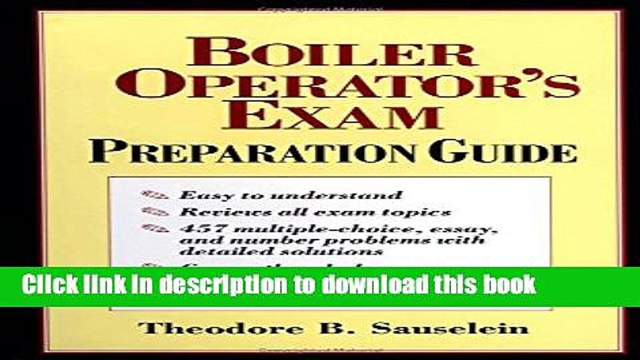 Ebook Boiler Operator s Exam Preparation Guide Free Online
