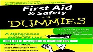 Ebook First Aid   Safety For Dummies Free Online