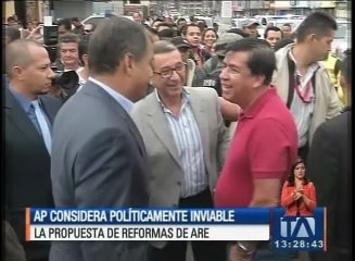 AP políticamente inviable la propuesta de reformas de ARE