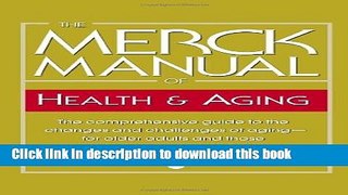Books The Merck Manual of Health   Aging Free Online