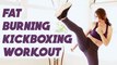 Fat Burning Cardio Kick Boxing Workout – 15 Minute Beginners Workout # 5 w/ Tiffany