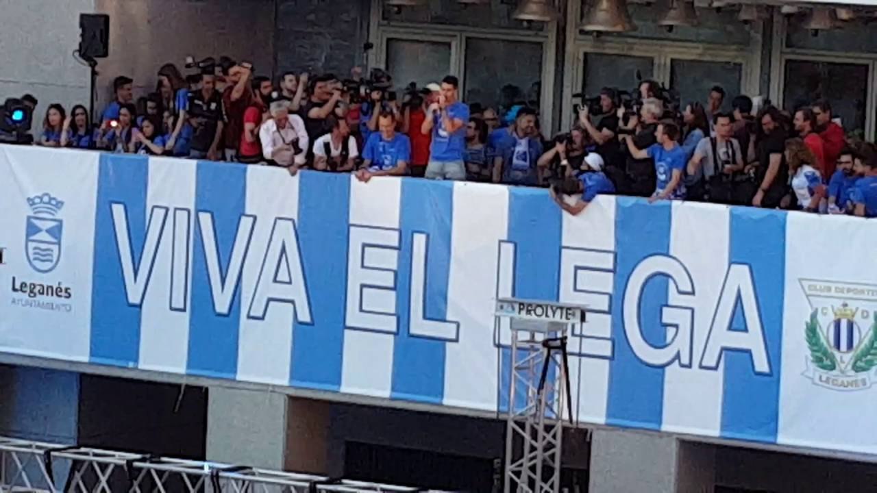 EL C.D. LEGANÉS CELEBRA ENTRE MILES DE VECINOS SU ASCENSO A PRIMERA