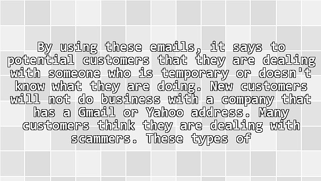 Three Secrets to Creating Email Addresses That Attract Customers!