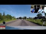 Trucker Rudi 07/19/16 Driving by a lake view Vlog#770