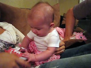 Daddy Scares Baby!! Very Funny Video! - Lilah